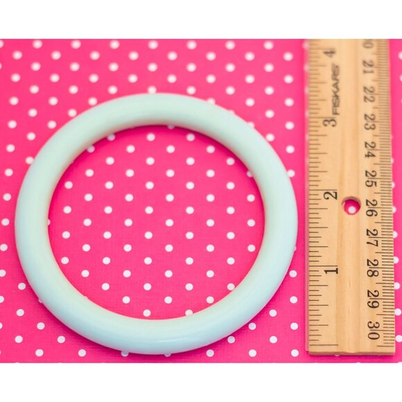 Vintage Light Green/Blue Halo Bangle by Avon 8 inch - P20 - Picture 3 of 3